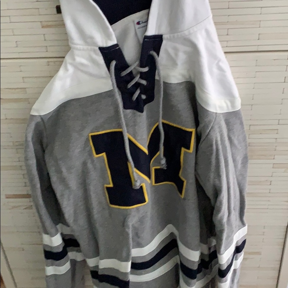 Michigan champion hockey hoodie